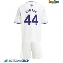 Maglie da calcio Aston Villa Boubacar Kamara #44 Terza Maglia Bambino 2025-26 Manica Corta (+ Pantaloni corti)